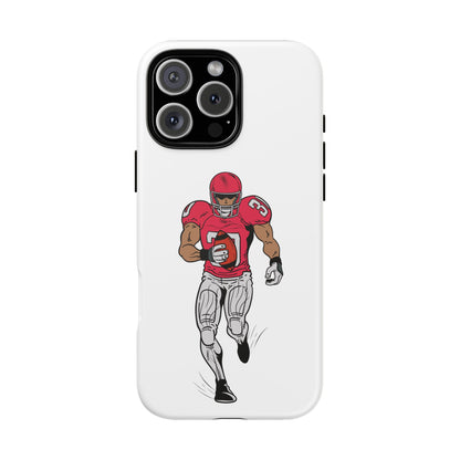 Football Player Tough Case, Sports Phone Cover, Athlete Gift, Tough Phone Case, Fall Sports, Football Lover's Accessory - TRV