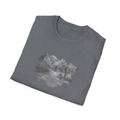 Serene Nature Landscape T-Shirt - Comfortable Unisex Tee, Outdoor Adventures, Nature Lover Gift, Casual Wear, Stylish Spring Top - TRV