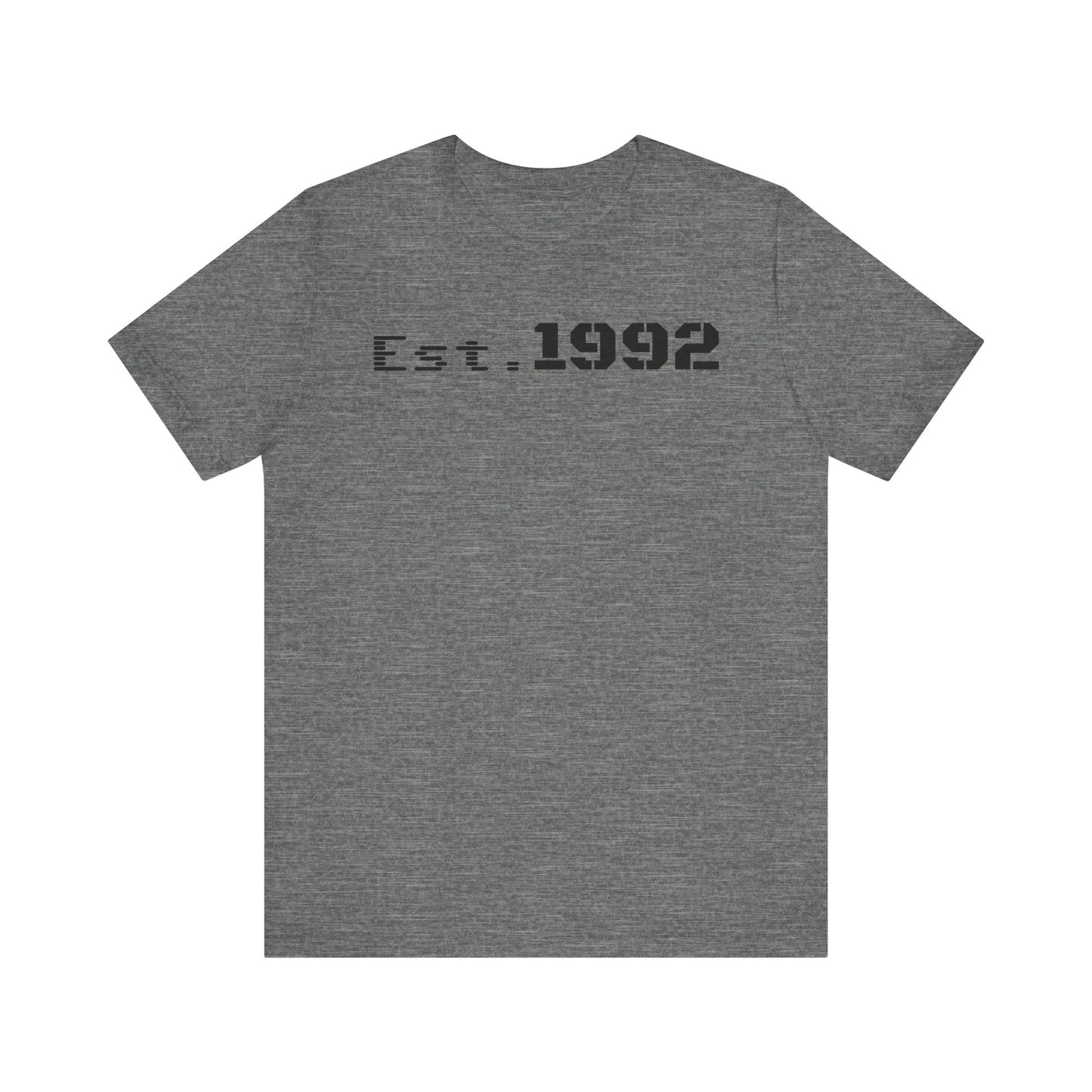 Est. 1992 Unisex Jersey Tee - Retro Birthday Gift, Casual Wear, Cool Vintage T-Shirt, Gift for Him, Gift for Her - TRV