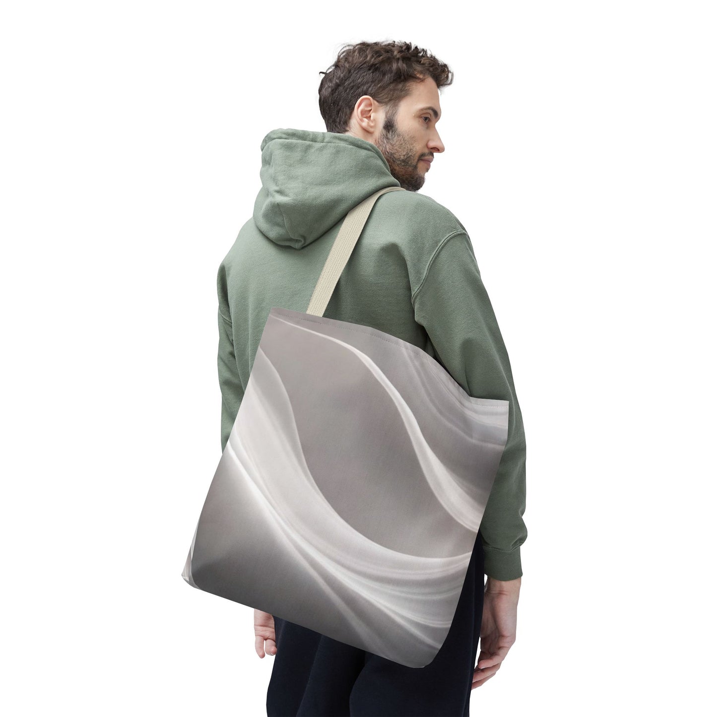 Soft Marble Wave Tote