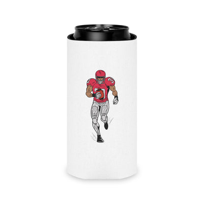 Football Player Can Cooler – Tailgating & Game Day Beverage Koozie