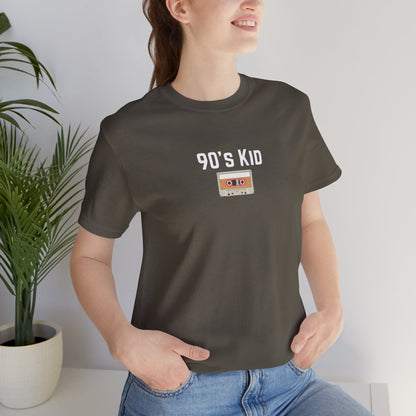 Retro Cassette Tee, Vintage Music Shirt, Unisex Short Sleeve, Gift for Music Lovers, Nostalgic Graphic Tee, Casual Wear