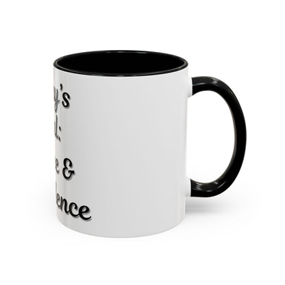 Inspirational Coffee Mug - Today's Goal: Coffee & Confidence - TRV