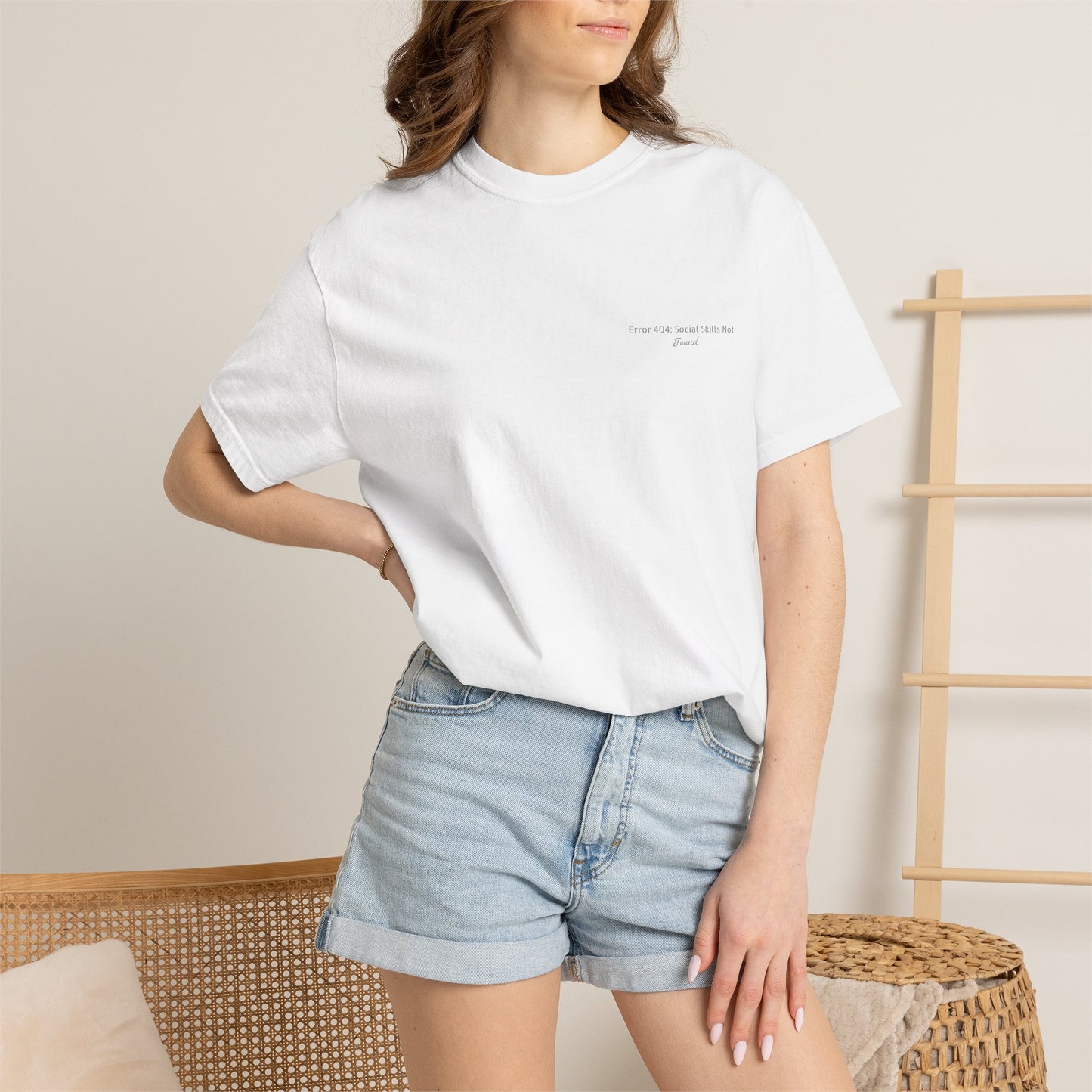 Error 404 Social Skills Not Found T-Shirt | Funny Tech Humor Tee
