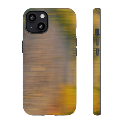 Autumn Blur Tough Phone Case — Fall Colors Protective iPhone Cover