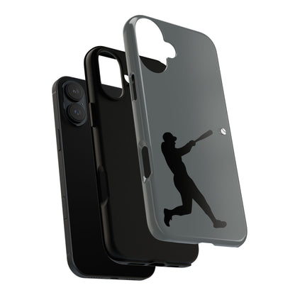 Printify baseball batter phone case, tough protective smartphone cover with baseball player design for sports fans.