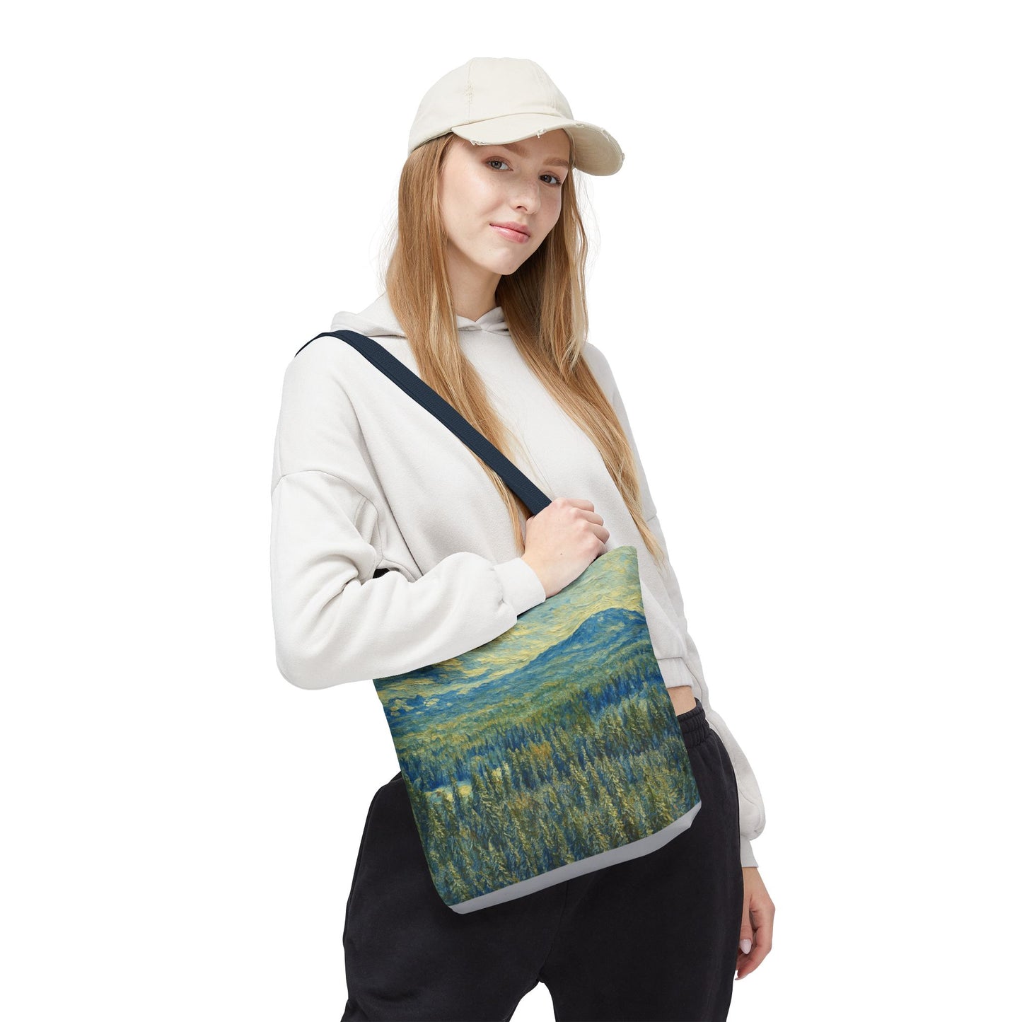 Nature-Inspired Tote Bag, Eco-Friendly Carryall, Bohemian Style Purse, Art Tote, Great Gift for Nature Lovers, Shopping Bag, Travel [...] - TRV