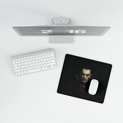 Gothic Dracula Desk Mat - Dark Aesthetic Office Accessories, Gamer Mat, Halloween Decoration, Spooky Gift, Vampire Lover Decor