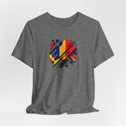 Artistic Heart Unisex Jersey Tee - Vibrant Graphic Tee, Casual Wear, Gift for Art Lovers, Birthday Surprise, Everyday Comfort - TRV