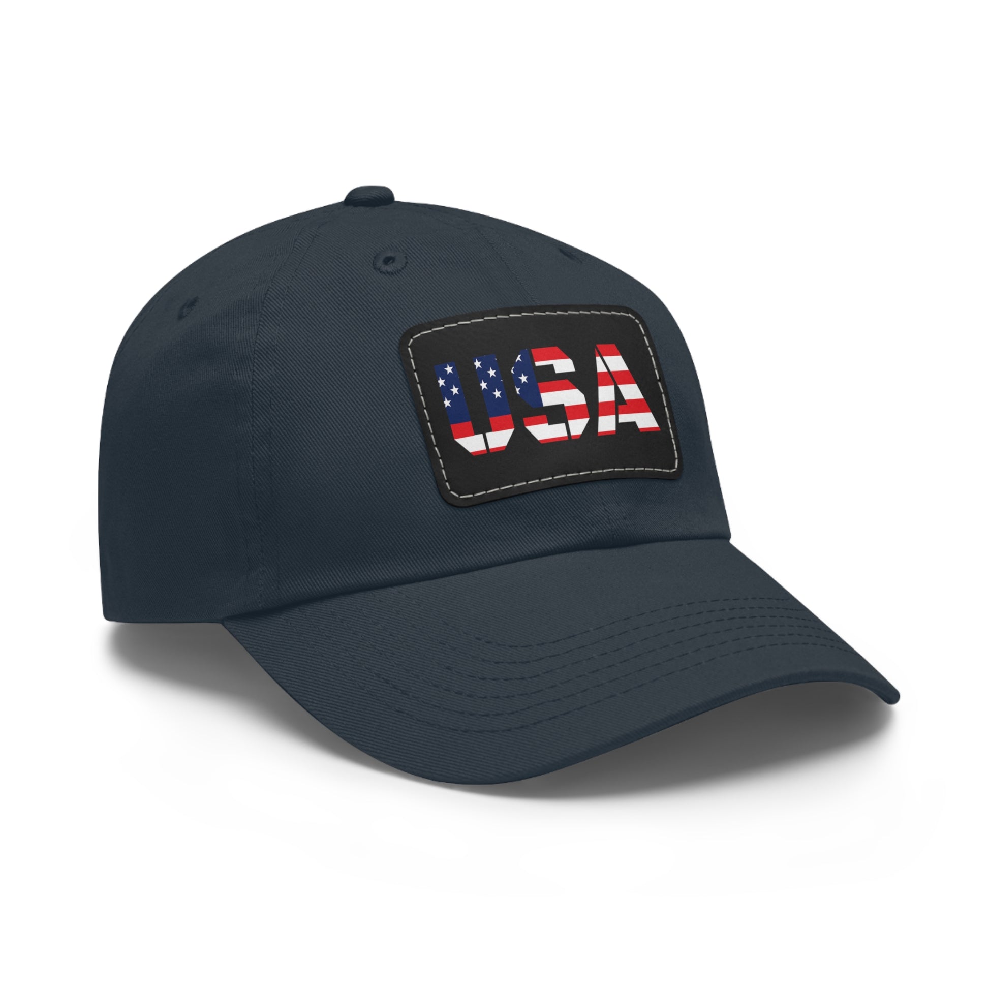 Dad Hat with USA Leather Patch - TRV