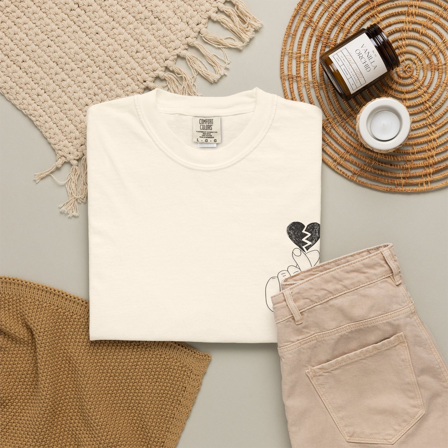 Heartbreak Unisex Garment-Dyed T-Shirt - Trendy Casual Tee for Self-Expression