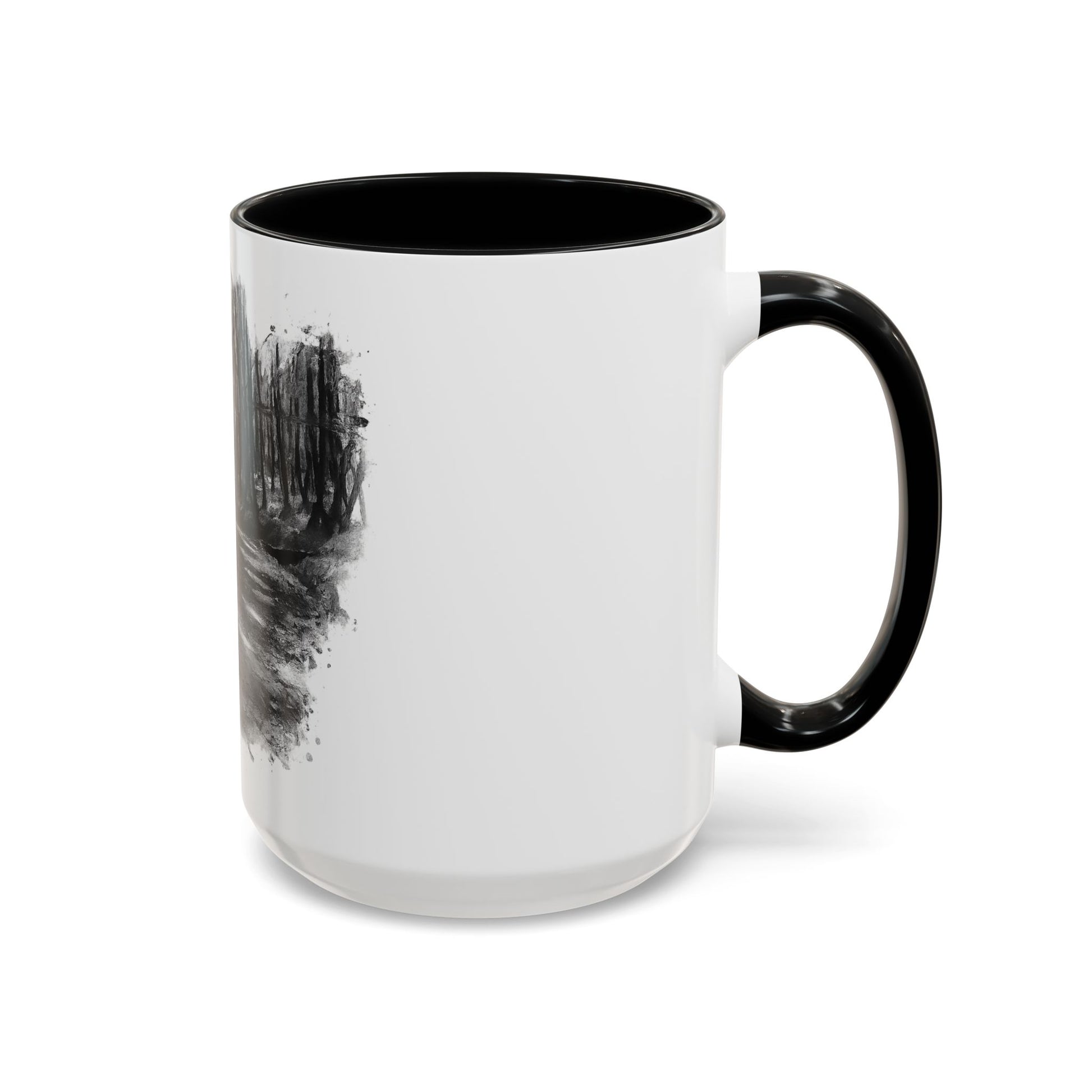 Moody Abstract Forest Coffee Mug | Unique Gift for Nature Lovers, Cozy Home Decor, Perfect for Coffee, Tea, and Hot Chocolate - TRV