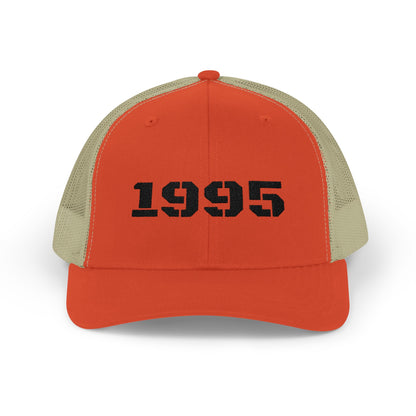 1995 Snapback Trucker Cap, Retro Cap, Vintage Style Hat, Birthday Gift, Casual Wear, 90s Fashion, Unisex Headwear - TRV