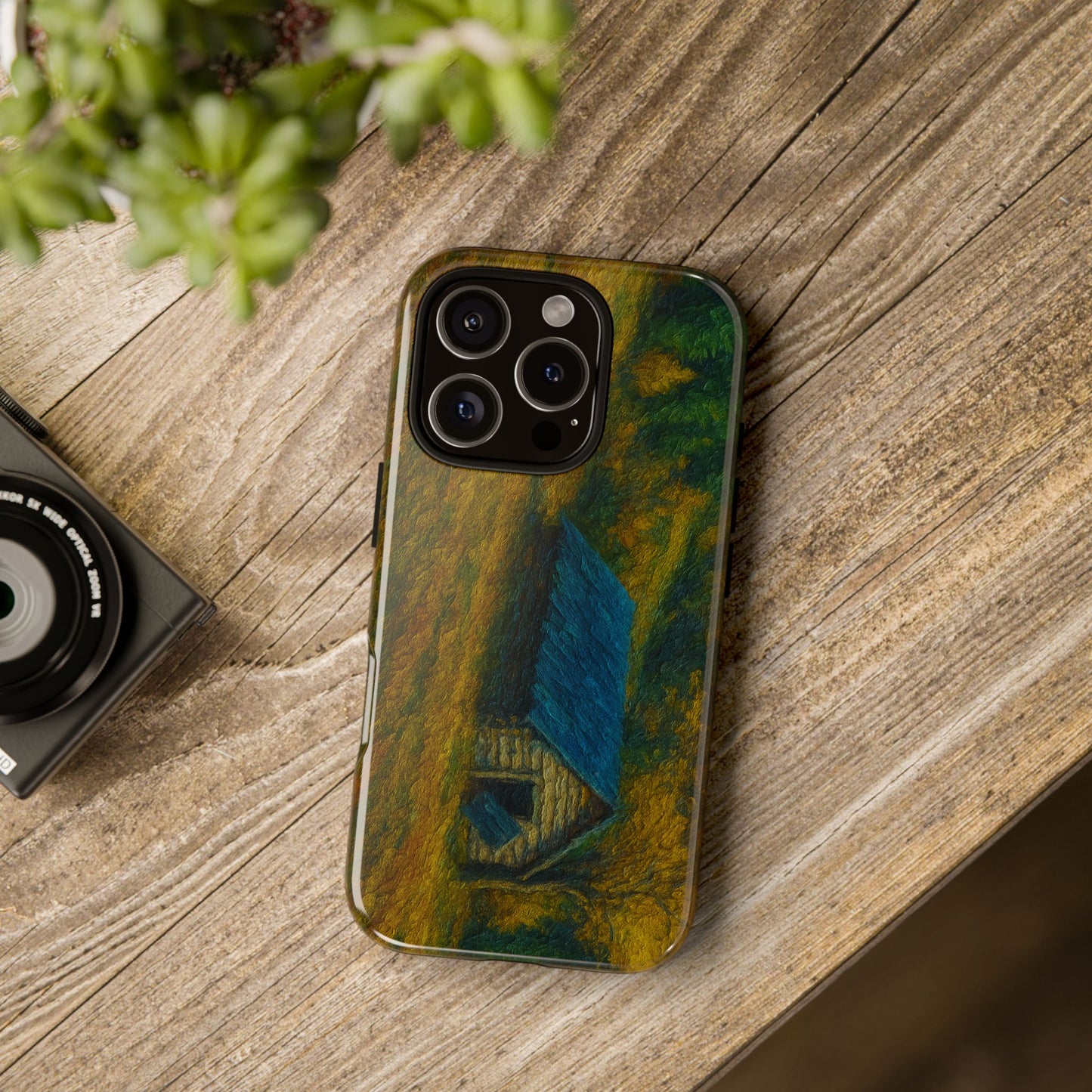 Artistic Phone Case by Tough Cases, Nature-Inspired Phone Protection, Unique Gift for Nature Lovers, Stylish Accessory, Fall Aesthetic - TRV