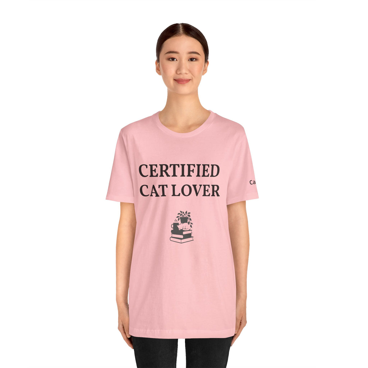 Unisex custom T-shirt from Printify with personalized design, shown on a plain background, casual and versatile apparel.