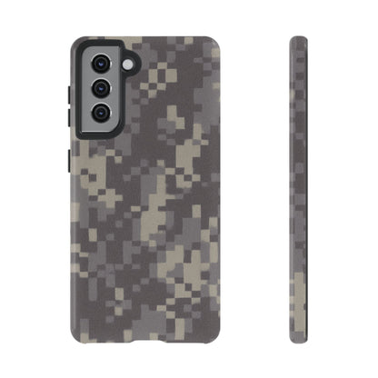 Camouflage tough phone case by Printify featuring rugged digital camo design and protective cover for smartphones.