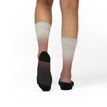 Neutral Ombre Gradient Socks | Sublimation Socks