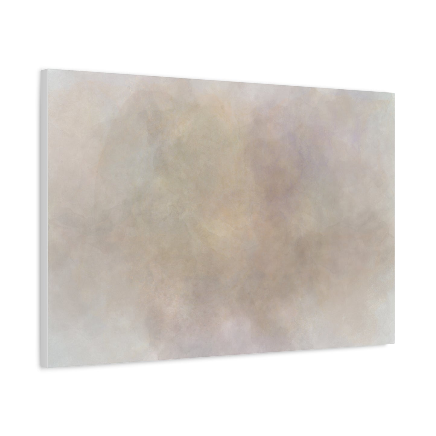 Soft Neutral Abstract Fog Canvas