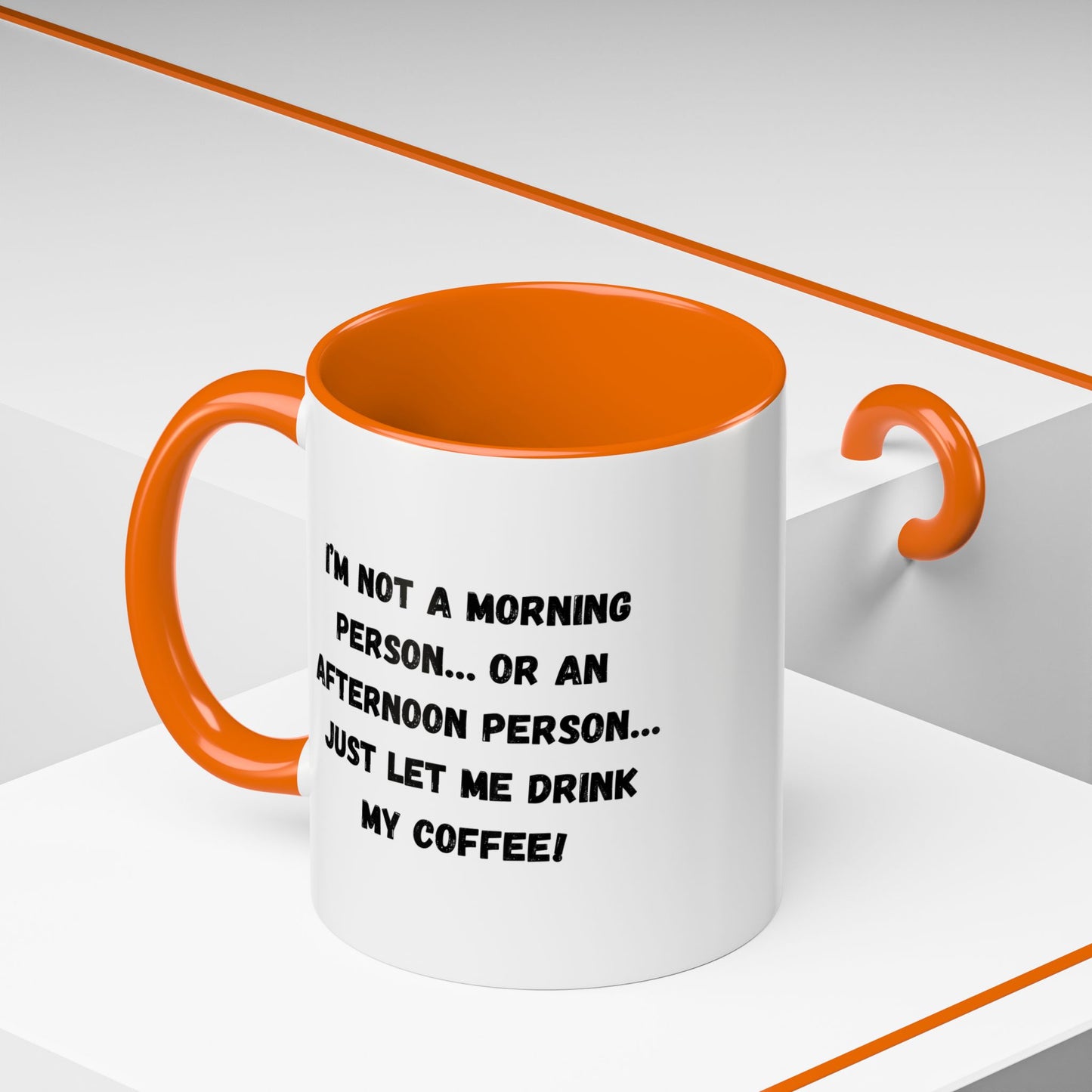 Funny Coffee Mug for Night Owls, I'm Not a Morning Person Mug, Gift for Coffee Lovers, Unique Drinkware, Humor Mug