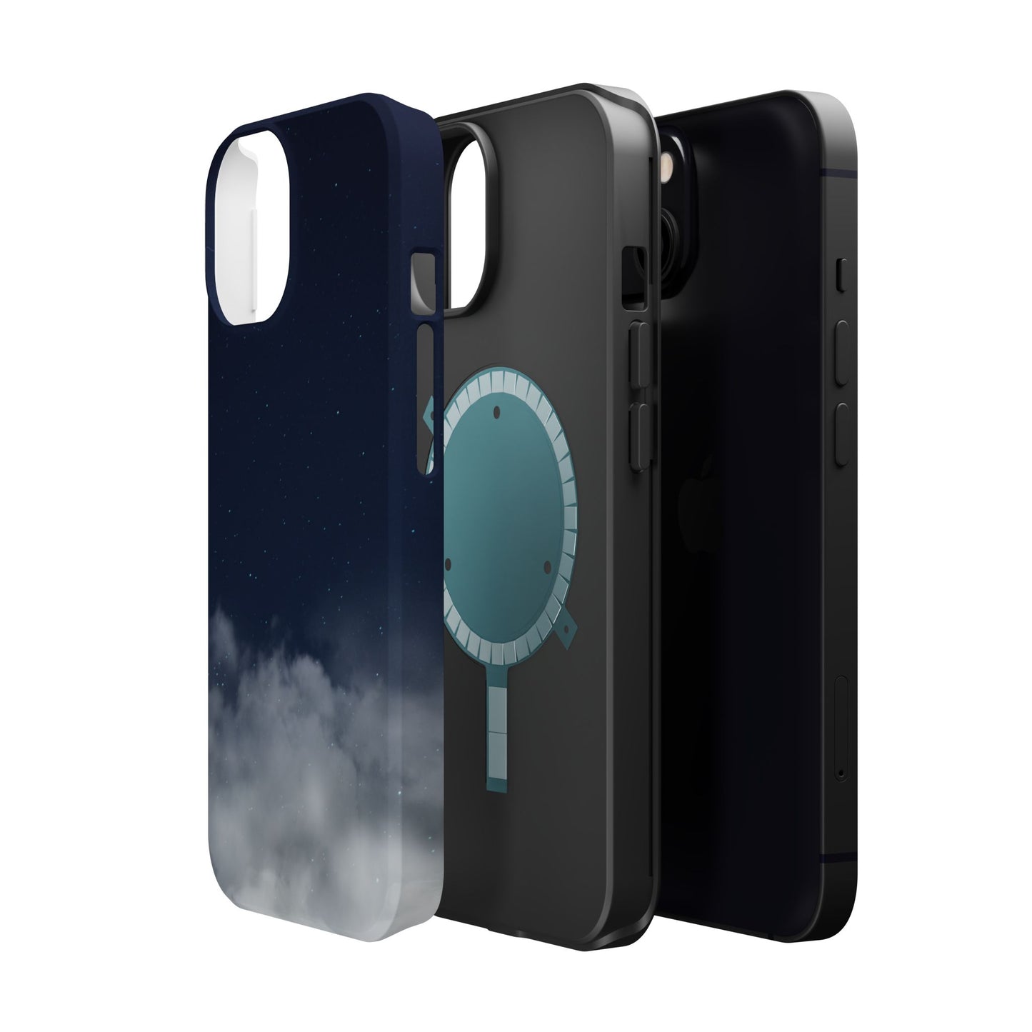 Night Sky Magnetic Impact-Resistant Phone Case — Foggy Cloud Design