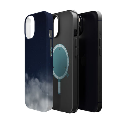 Night Sky Magnetic Impact-Resistant Phone Case — Foggy Cloud Design