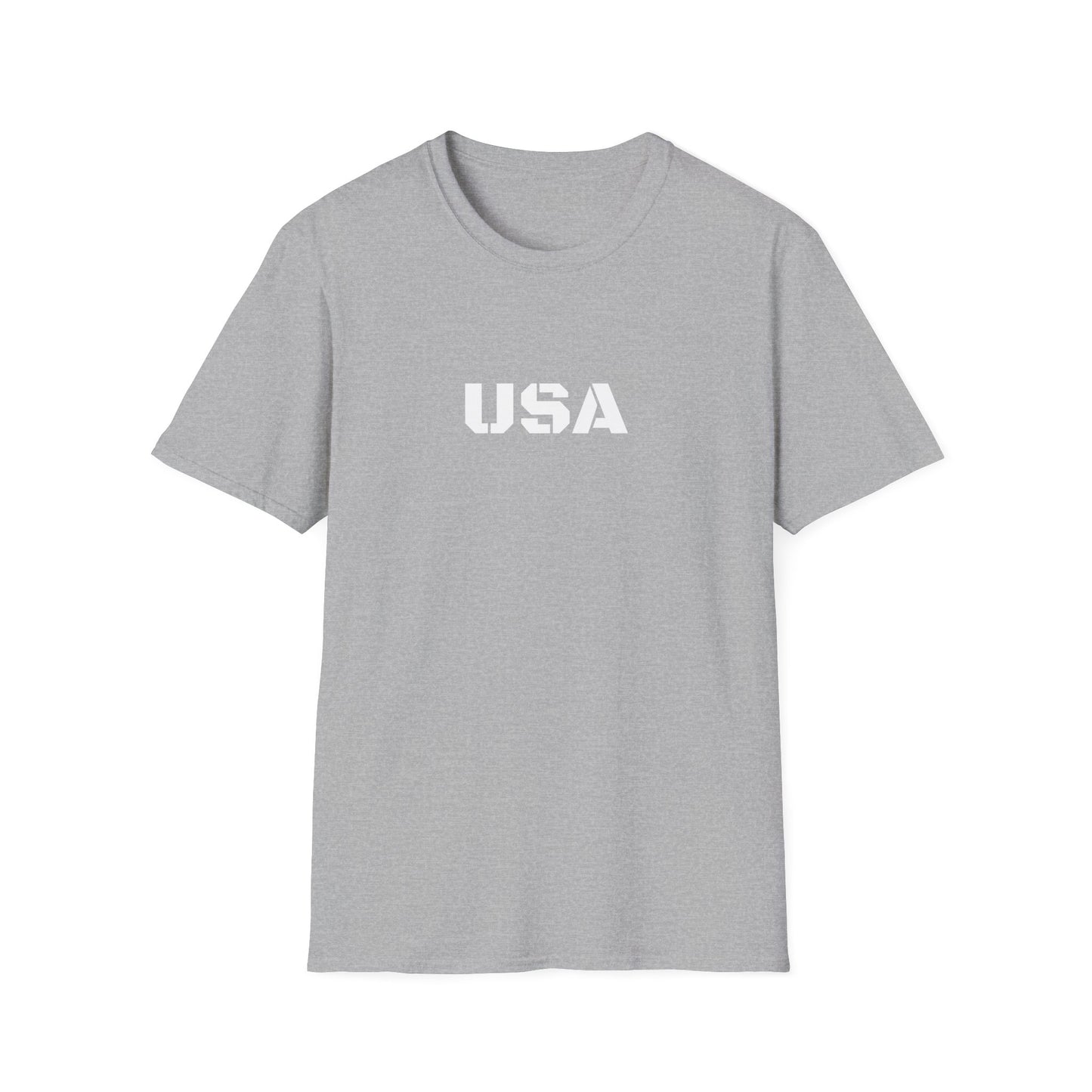 USA Unisex Softstyle T-Shirt, Casual Tee, Patriotic Apparel, Independence Day Gift, Everyday Wear, Comfortable Fashion