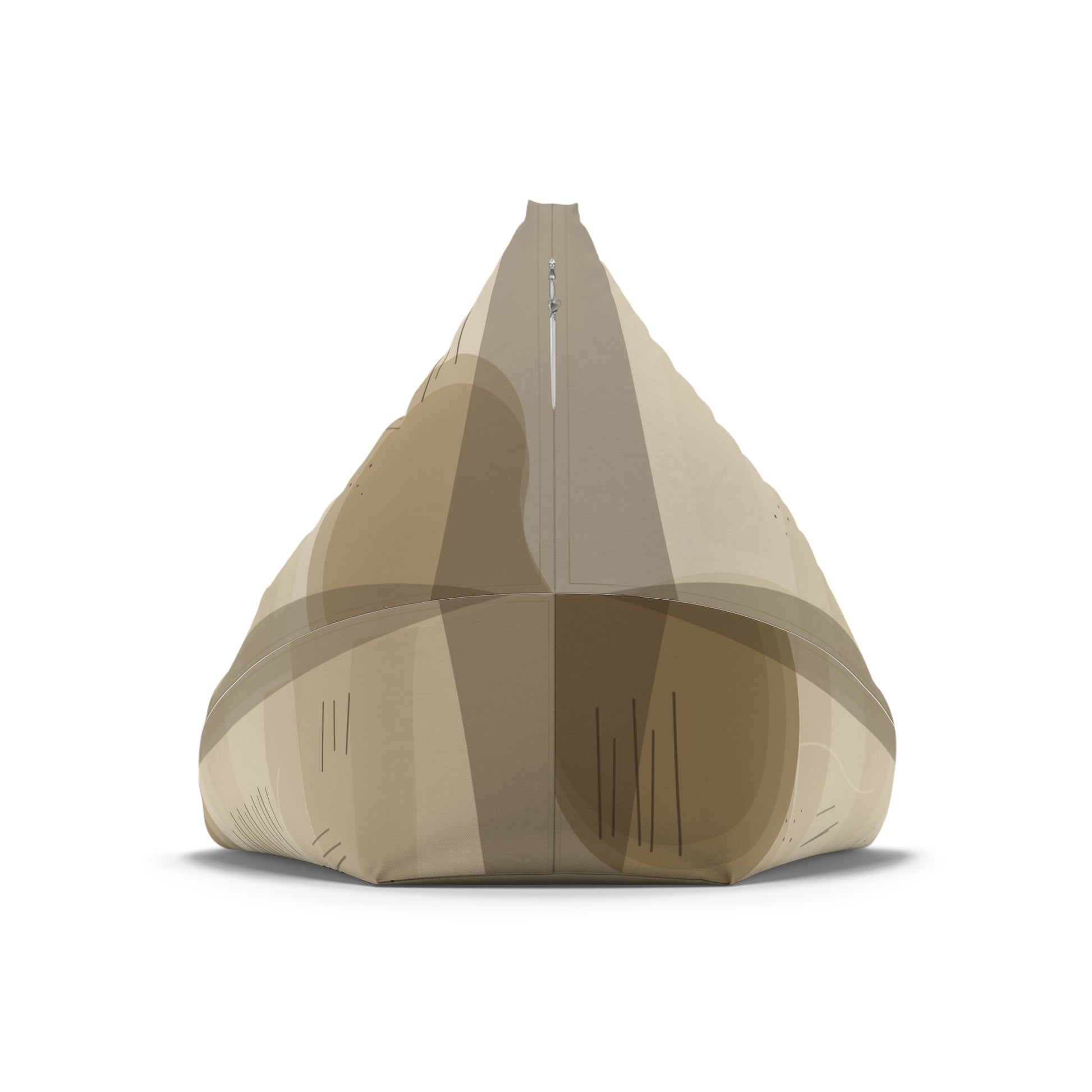 Desert Sand Abstract Pattern Bean Bag Chair Cover | Neutral Boho Living Room - TRV