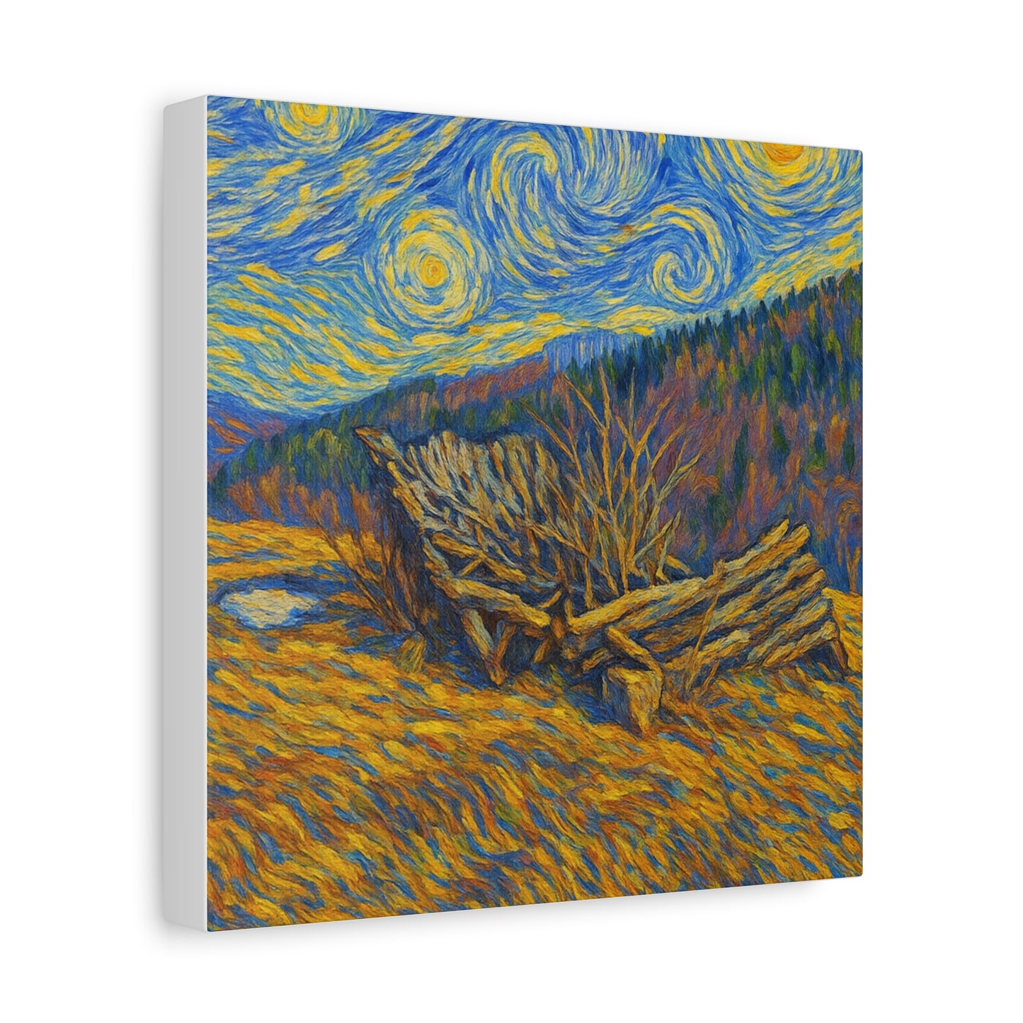 Artistic Van Gogh Style Canvas Wall Art, Nature Inspired Decor, Home Aesthetic, Gift for Art Lovers, Gallery Wall Piece, Living Room Decor, [...] - TRV