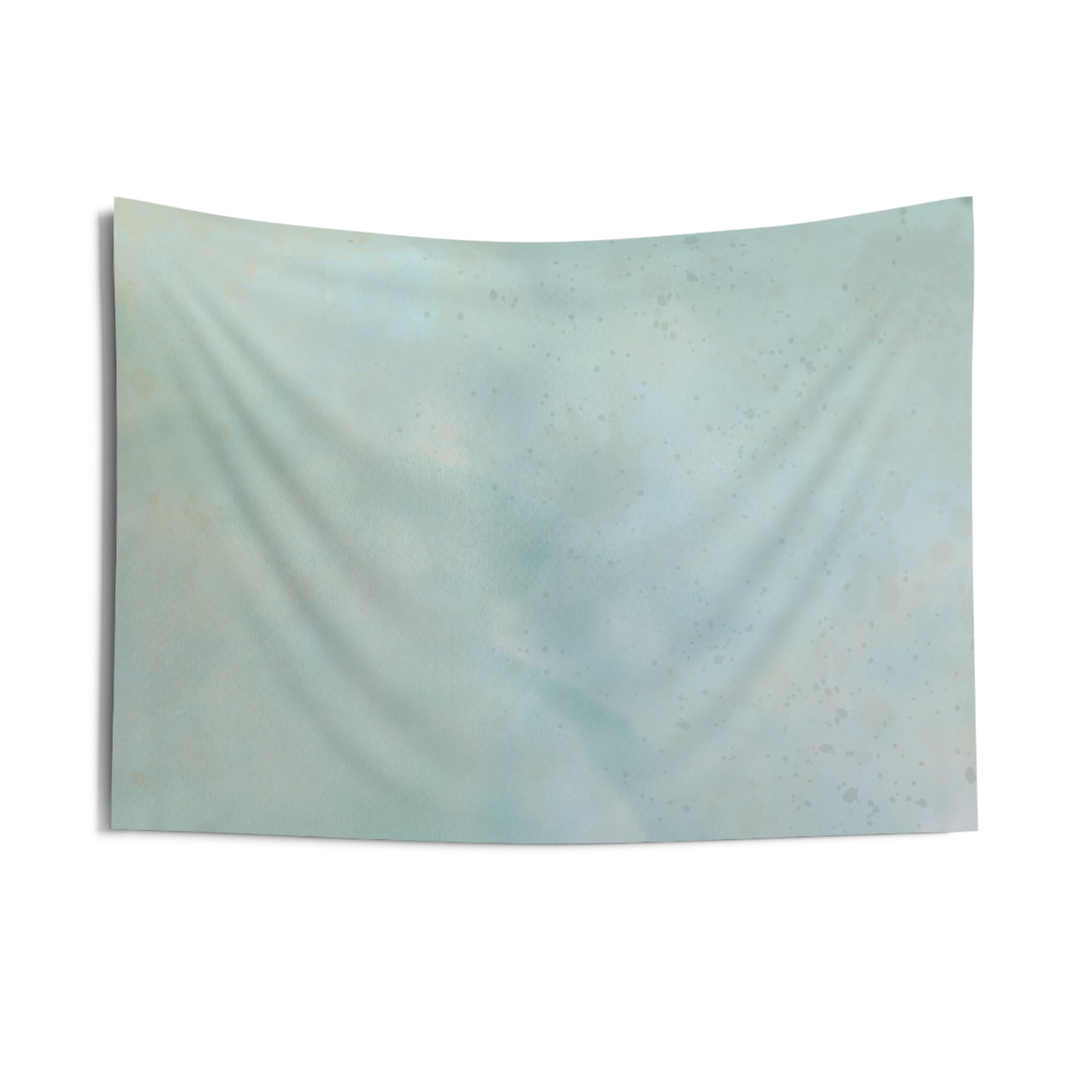 Soft Aqua Cloud Wall Tapestry