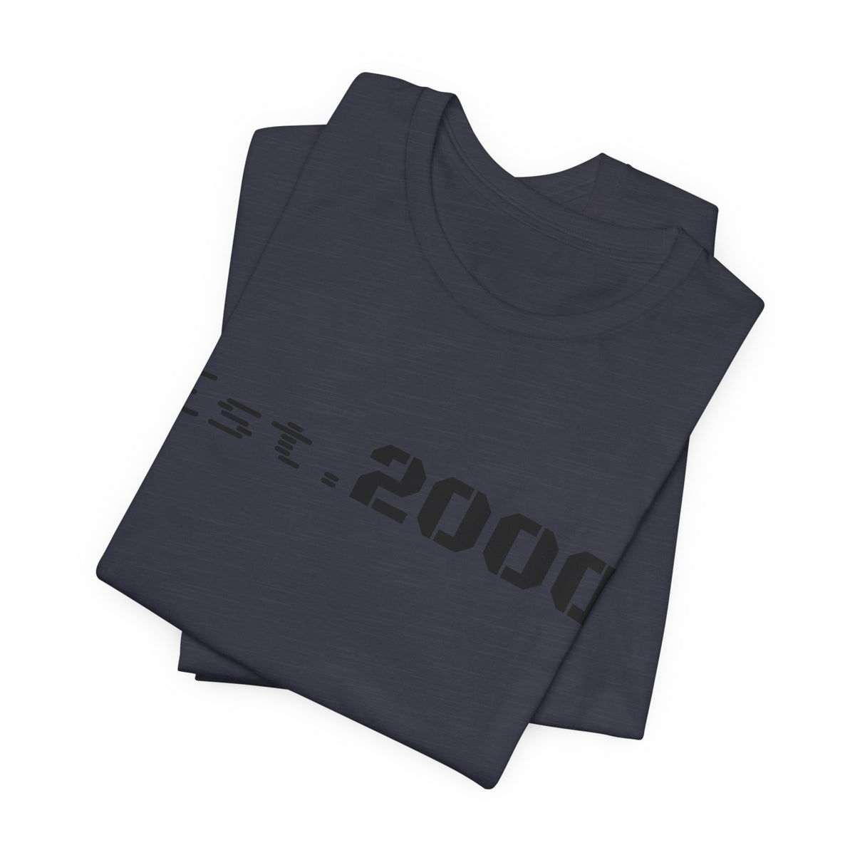 Retro pixel design T-shirt by Printify, featuring "Born in 2000" text, vintage style, casual fit, and vibrant digital artwork.