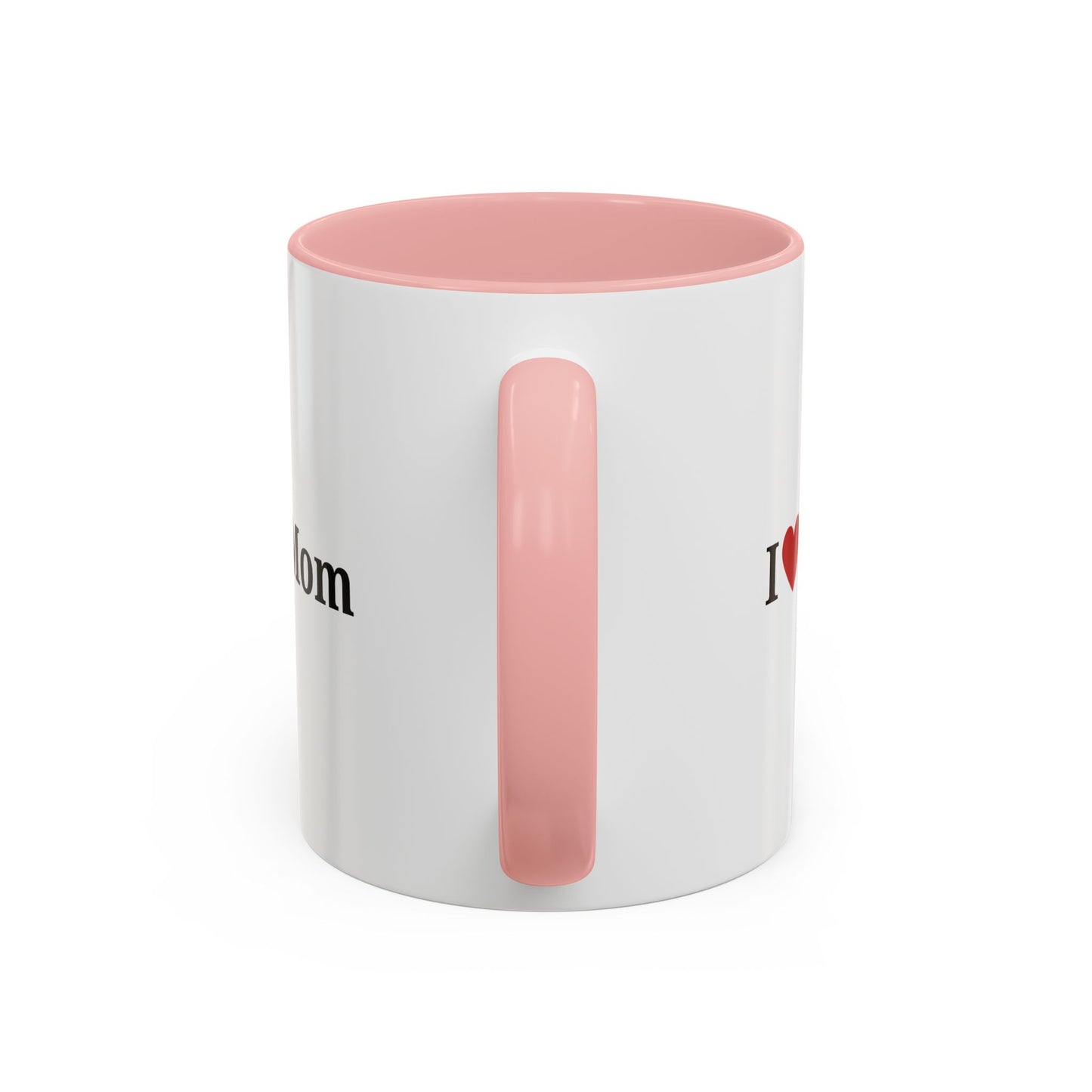 I Love Mom Accent Coffee Mug - Perfect Gift for Mother's Day & Special Occasions - TRV