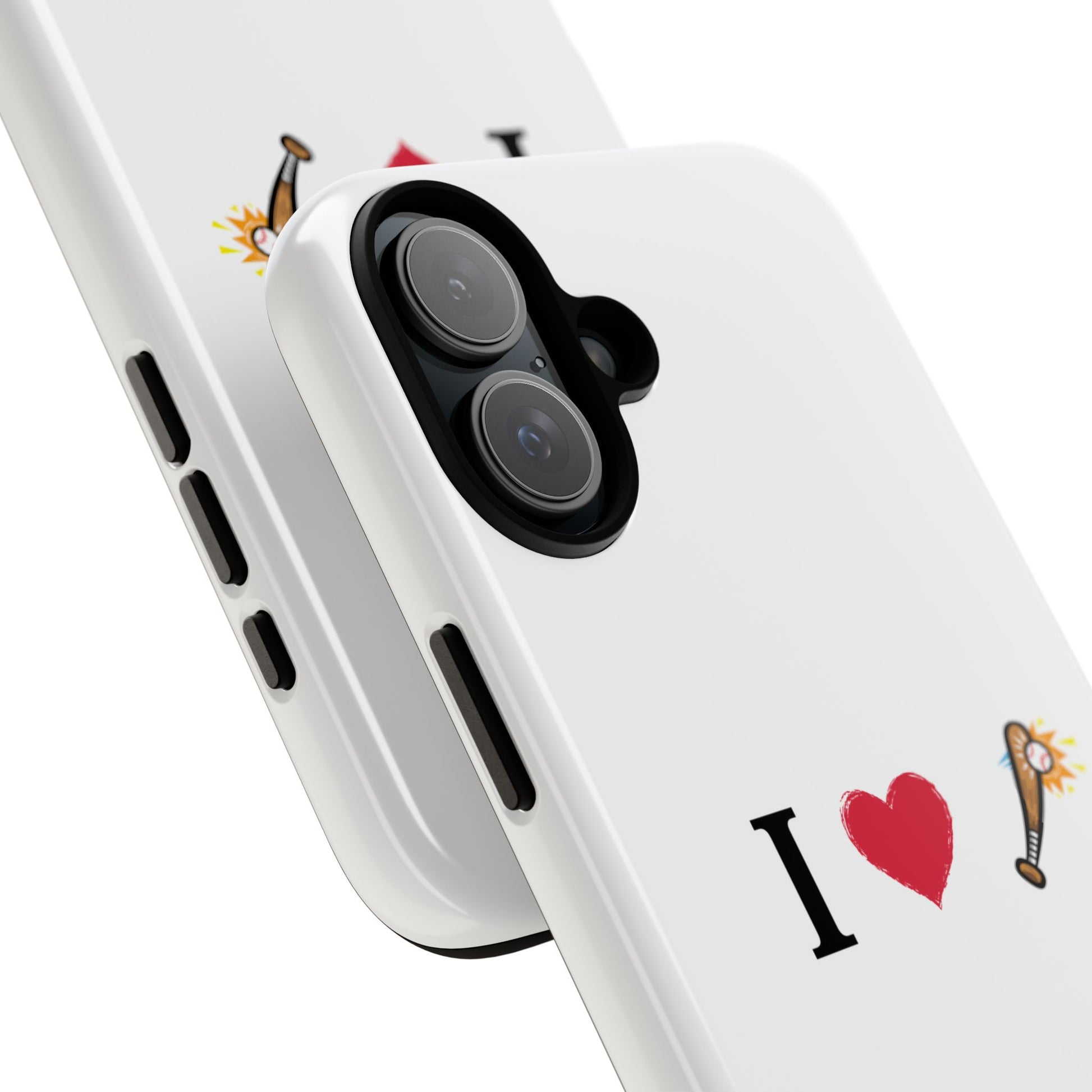 I Love Baseball Vibe Phone Case - Tough Cases for Sports Lovers, Gifts for Athletes, Fun Accessories, iPhone and Android Compatible - TRV