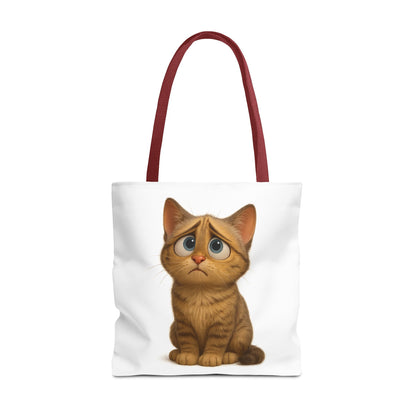 Cute Cat Tote Bag, Animal Lover Gift, Shopping Tote, Reusable Bag, Cute Merchandise, Eco-Friendly Gift - TRV