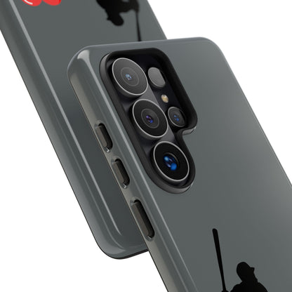 Printify Baseball Love phone case featuring sporty design, durable protective cover for sports fans and Father's Day gift.