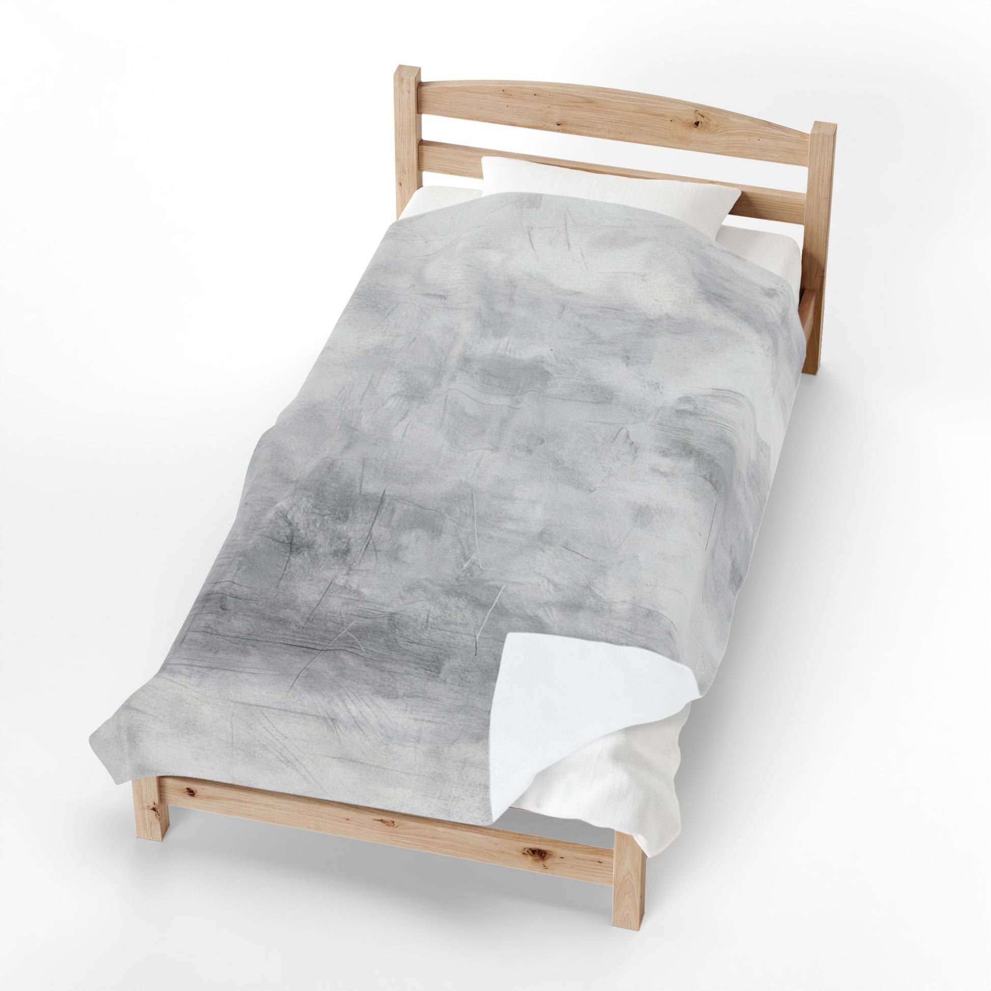 Velveteen plush blanket with all-over print showing a soft, luxurious throw for home, couch, or bed by Printify.
