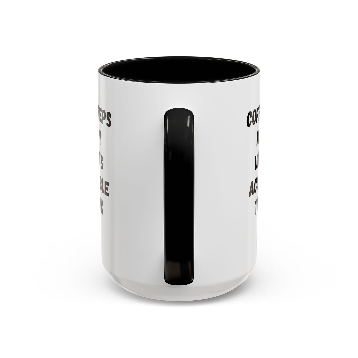 Funny Coffee Mug - "Coffee Keeps Me Busy Until It's Acceptable to Drink Wine" - Great for Mornings, Gifts, Office, Relaxation, Home