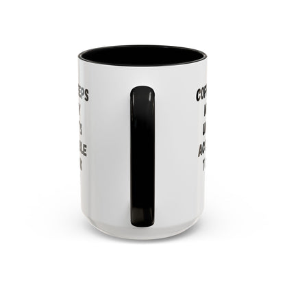 Funny Coffee Mug - "Coffee Keeps Me Busy Until It's Acceptable to Drink Wine" - Great for Mornings, Gifts, Office, Relaxation, Home