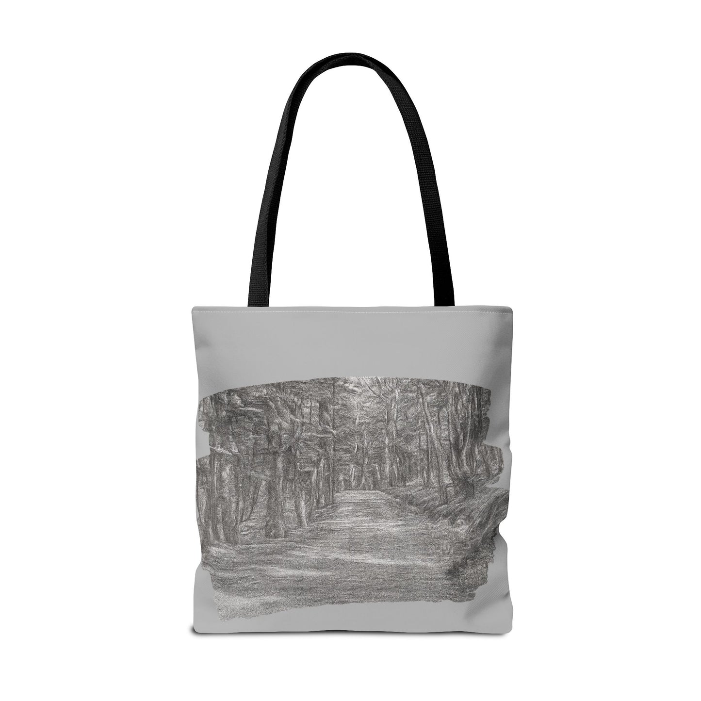Scenic Path Tote Bag, Reversible Tote, Eco-Friendly Shopper, Outdoor Adventure Bag, Gift for Nature Lovers, Stylish Carryall - TRV