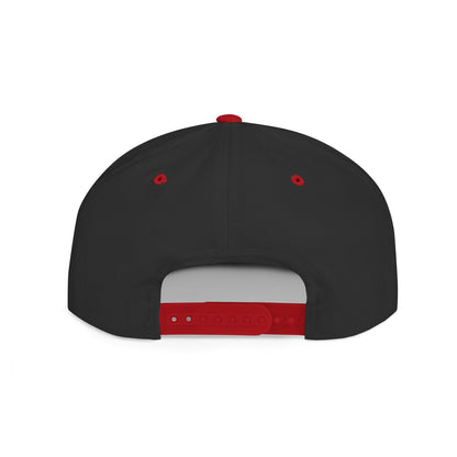 Sporty Love Flat Bill Snapback Hat – Adjustable Cap for Athletes, Casual Wear, Gifts for Sports Fans, Basketball Enthusiasts, Unique - TRV