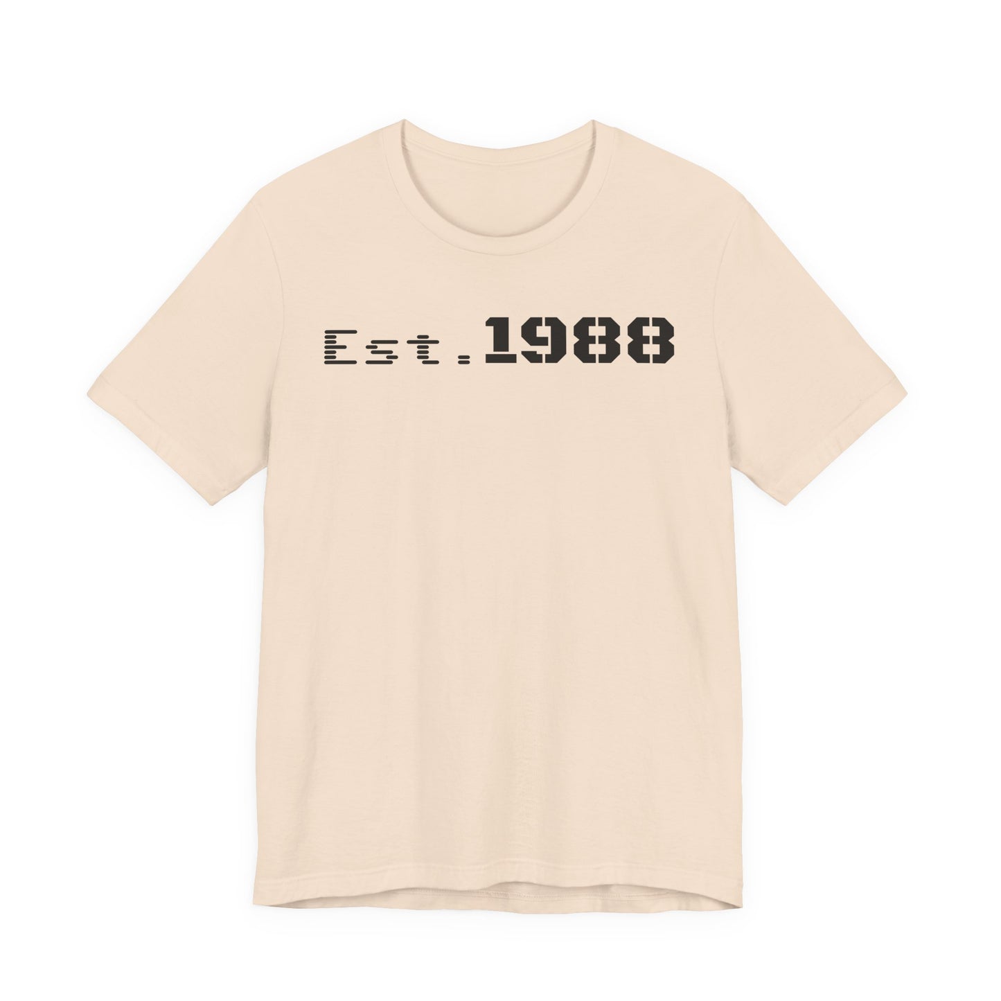 Est. 1988 Unisex Jersey Tee, Vintage Birthday Shirt, Casual Everyday Wear, Gift for Him or Her, Anniversary Celebration Tee