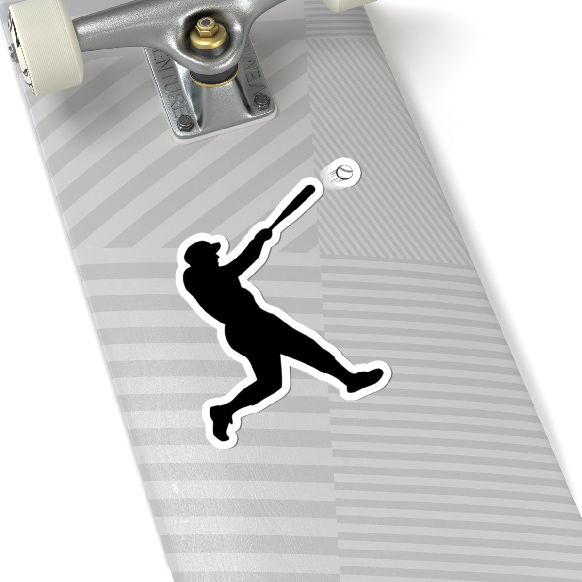 Baseball Player Kiss-Cut Stickers | Sports Decor, Laptop Stickers, Gift for Baseball Fans, Sports Enthusiast Accessories - TRV