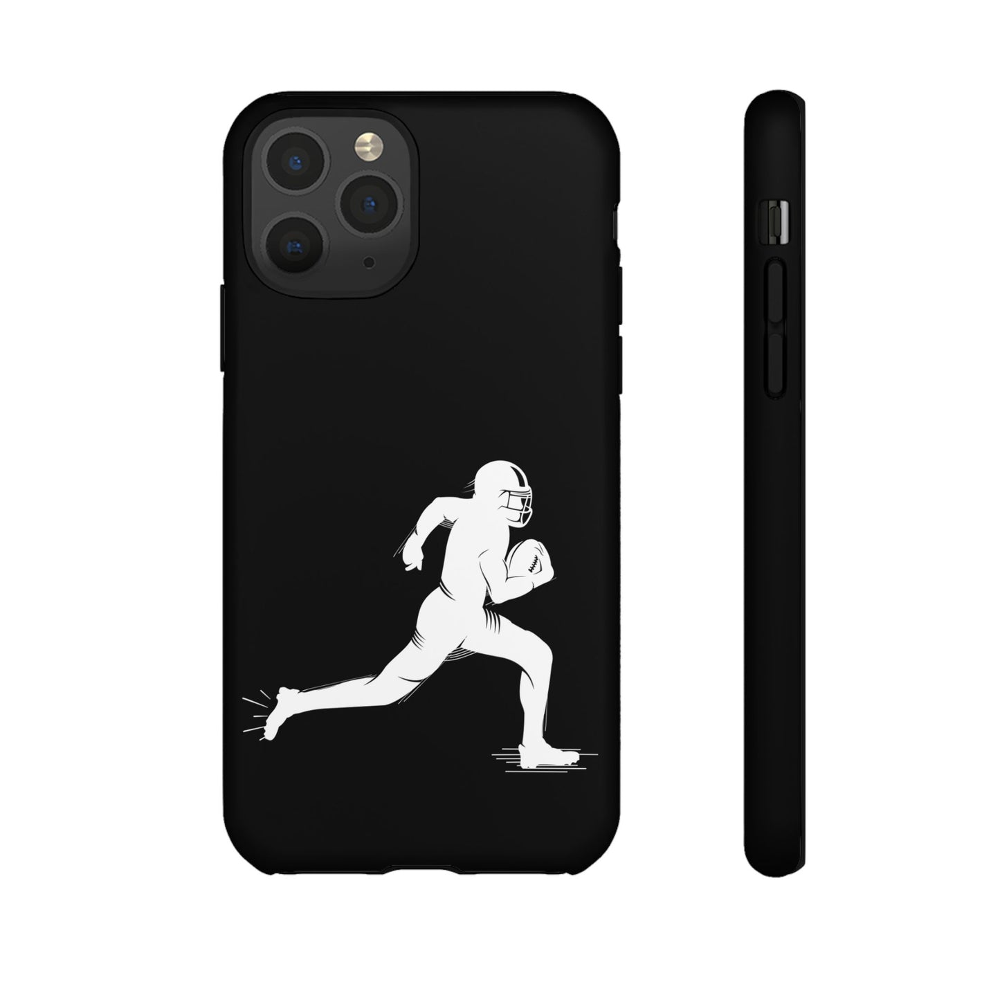 Football Player Phone Case, Tough Cases, Sports Phone Cover, Gift for Athletes, iPhone & Samsung Accessories, Running Player Design - TRV