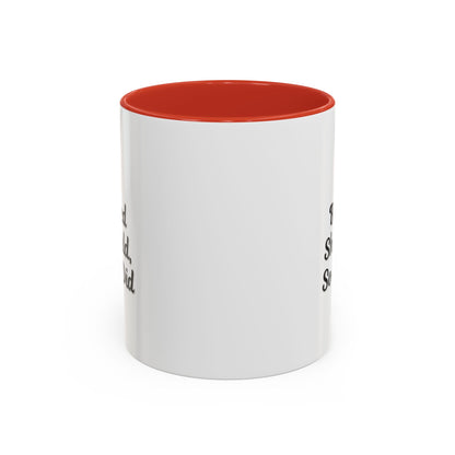 Motivational coffee mug with the quote "She Believed She Could, So She Did" in black text on white ceramic mug.