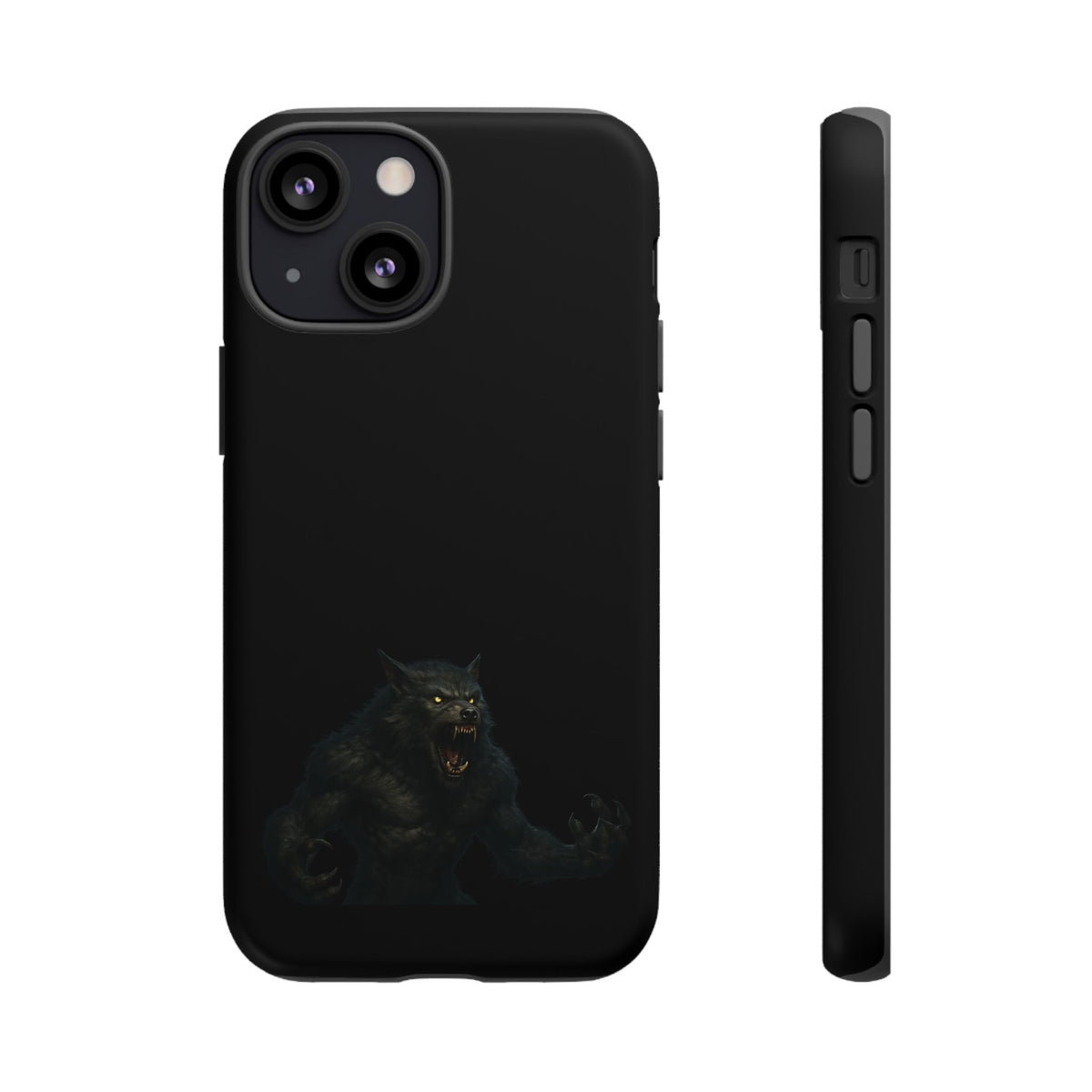 Werewolf Phone Case, dark monster graphic tough protective case - view 5
