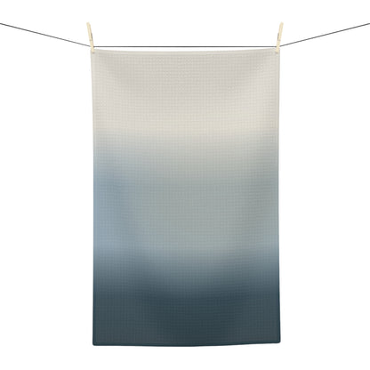 Ocean Gradient Microfiber Tea Towel | Coastal Blue Ombre