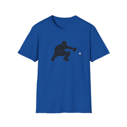 Baseball Catcher Unisex Softstyle T-Shirt, Sports Apparel, Gift for Athletes, Workout Gear, Casual Wear, Special Occasions