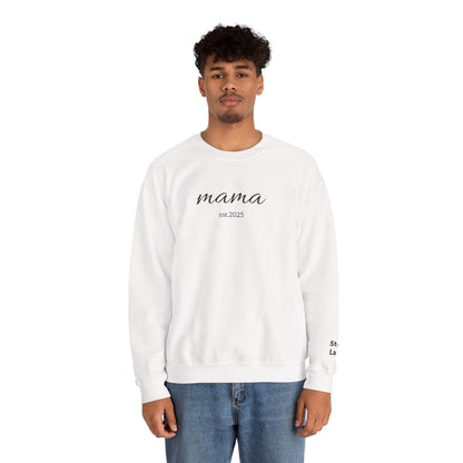 mama sweatshirt | simple script mom pullover - TRV