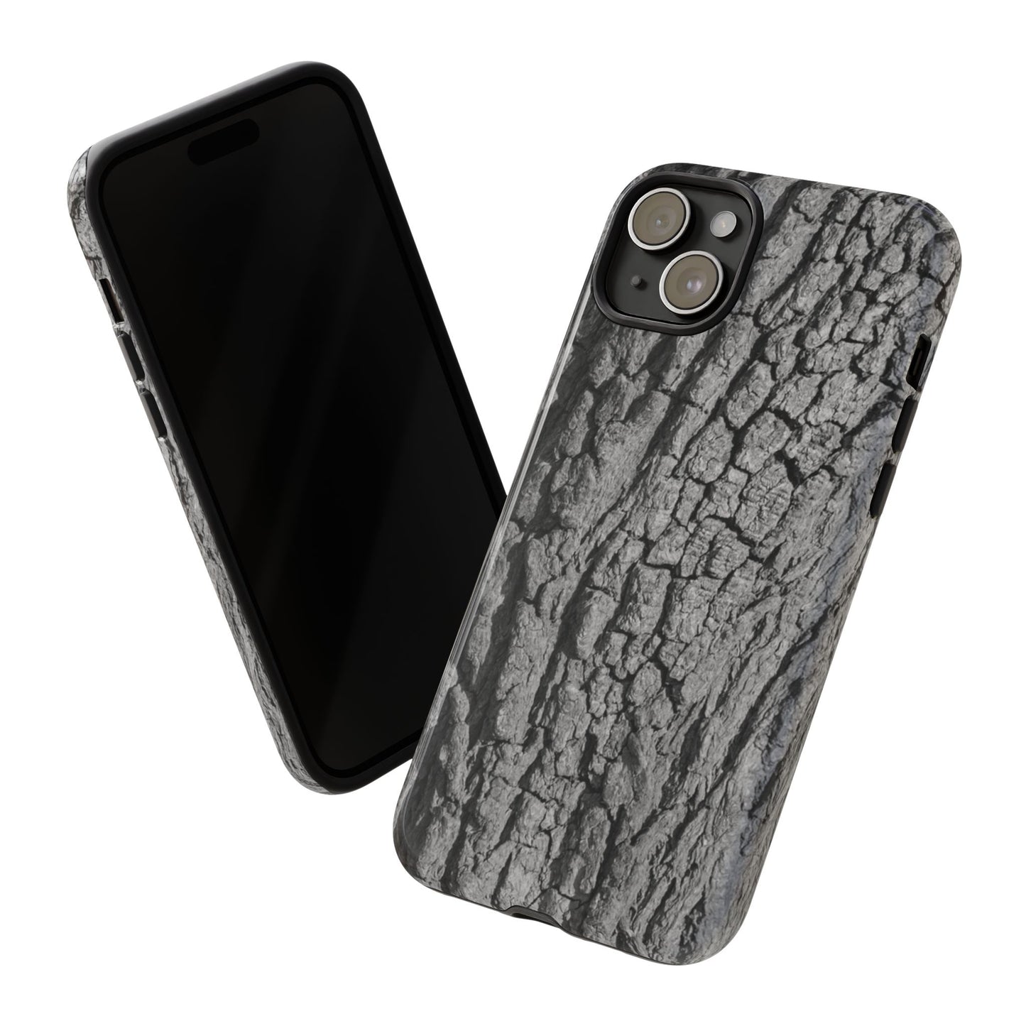 Rustic Bark Phone Case - Tough and Durable Protection - TRV