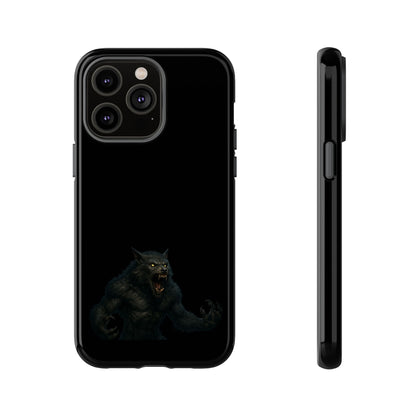 Werewolf Phone Case, dark monster graphic tough protective case - view 22