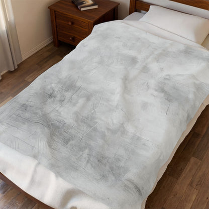 All-over print velveteen plush blanket by Printify, soft and luxurious throw for home, couch, or bed with vibrant design.